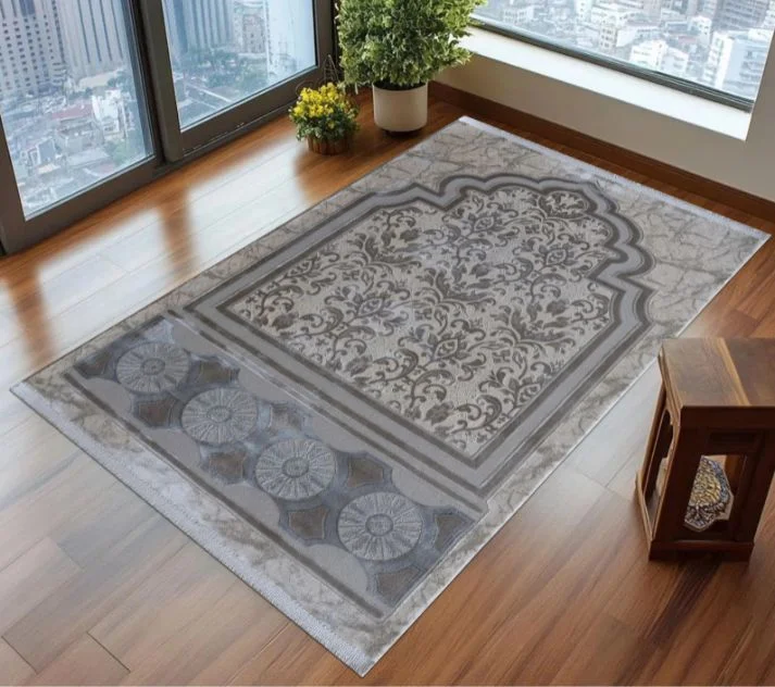 Cream Color Islamic Prayer Mat
