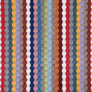 Kids Playroom Multicolor Dotted Lines Carpet