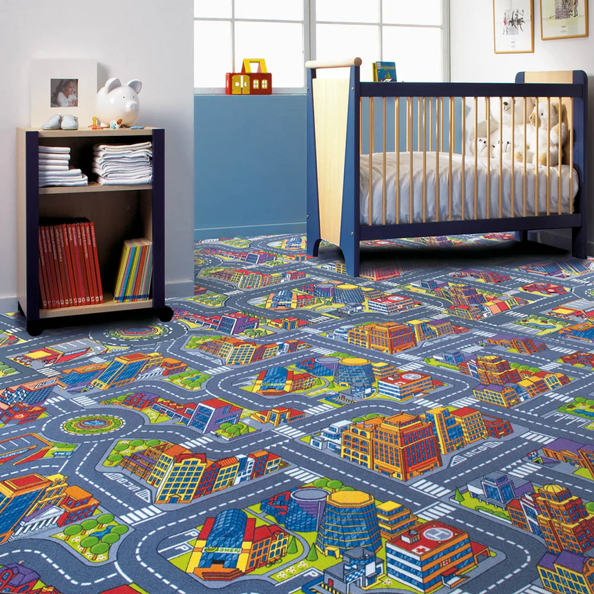 Kids Playroom Soft & Luxurious Colorful Carpet - Image 2
